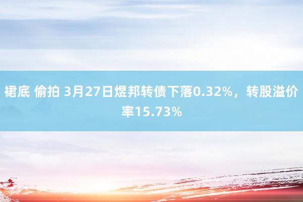 裙底 偷拍 3月27日煜邦转债下落0.32%，转股溢价率15.73%